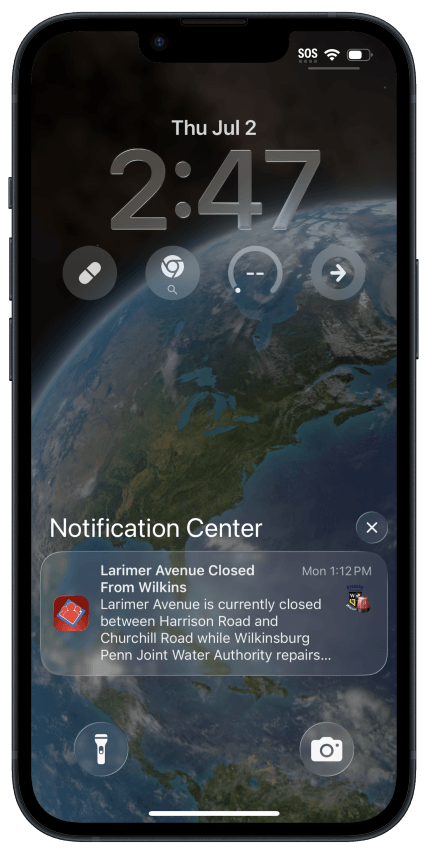 Receive alerts
